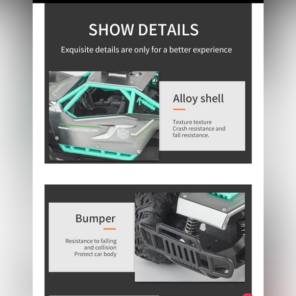 SPRINT NIB📦Radio Controlled Off-Road Crawler Truck🛻Car - Picture 6 of 9